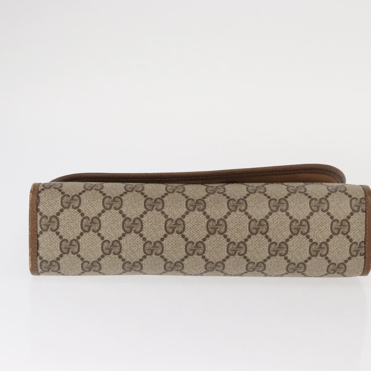 Gucci Vintage old clutch Canvas, BEIGE, PVC, Clutche & pouche