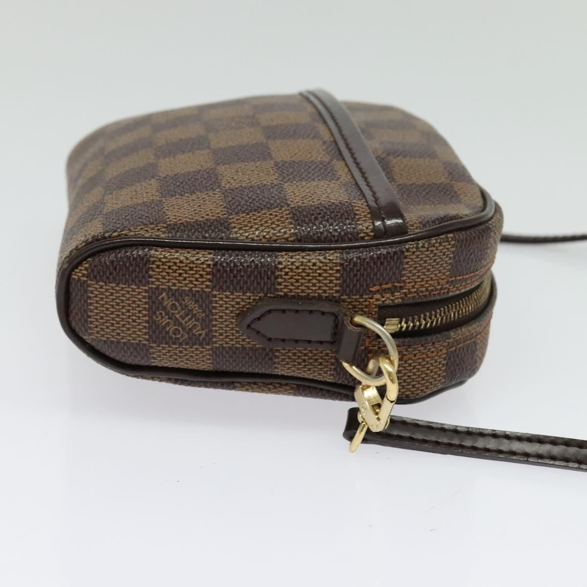 Louis Vuitton Ipanema Pochette Damier, BROWN, CANVAS, Shoulder bag