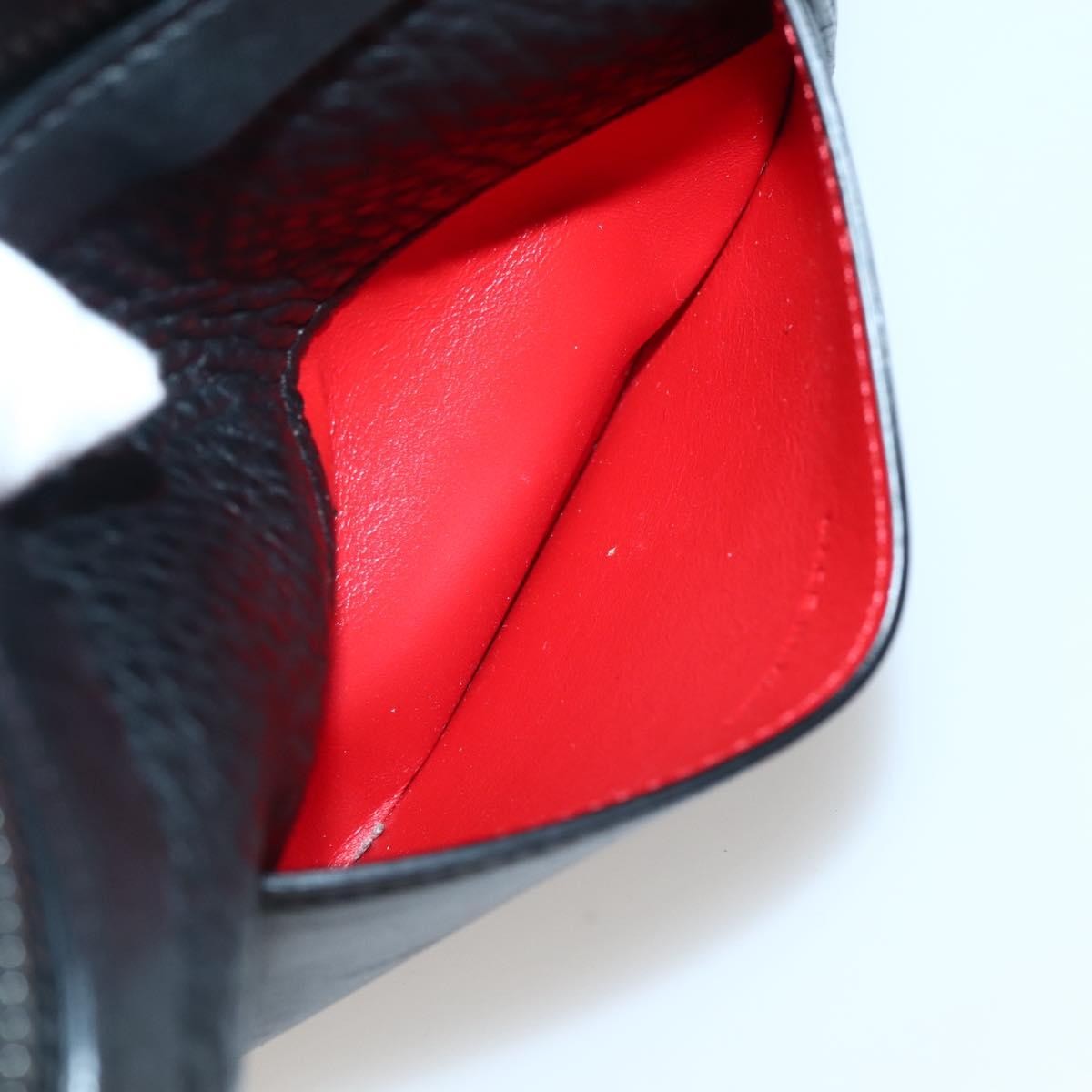 Christian Louboutin Loubiclutch Leather, BLACK, LEATHER, Clutche & pouche