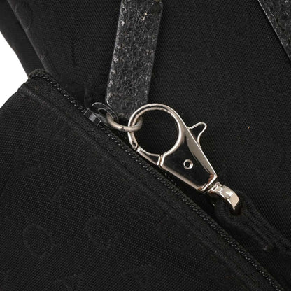 Bvlgari Logomania Tote bag Canvas, BLACK, CANVAS, Tote bag