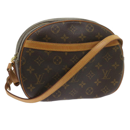 Louis Vuitton Blois Handbag Monogram Canvas, BROWN, CANVAS, Handbag