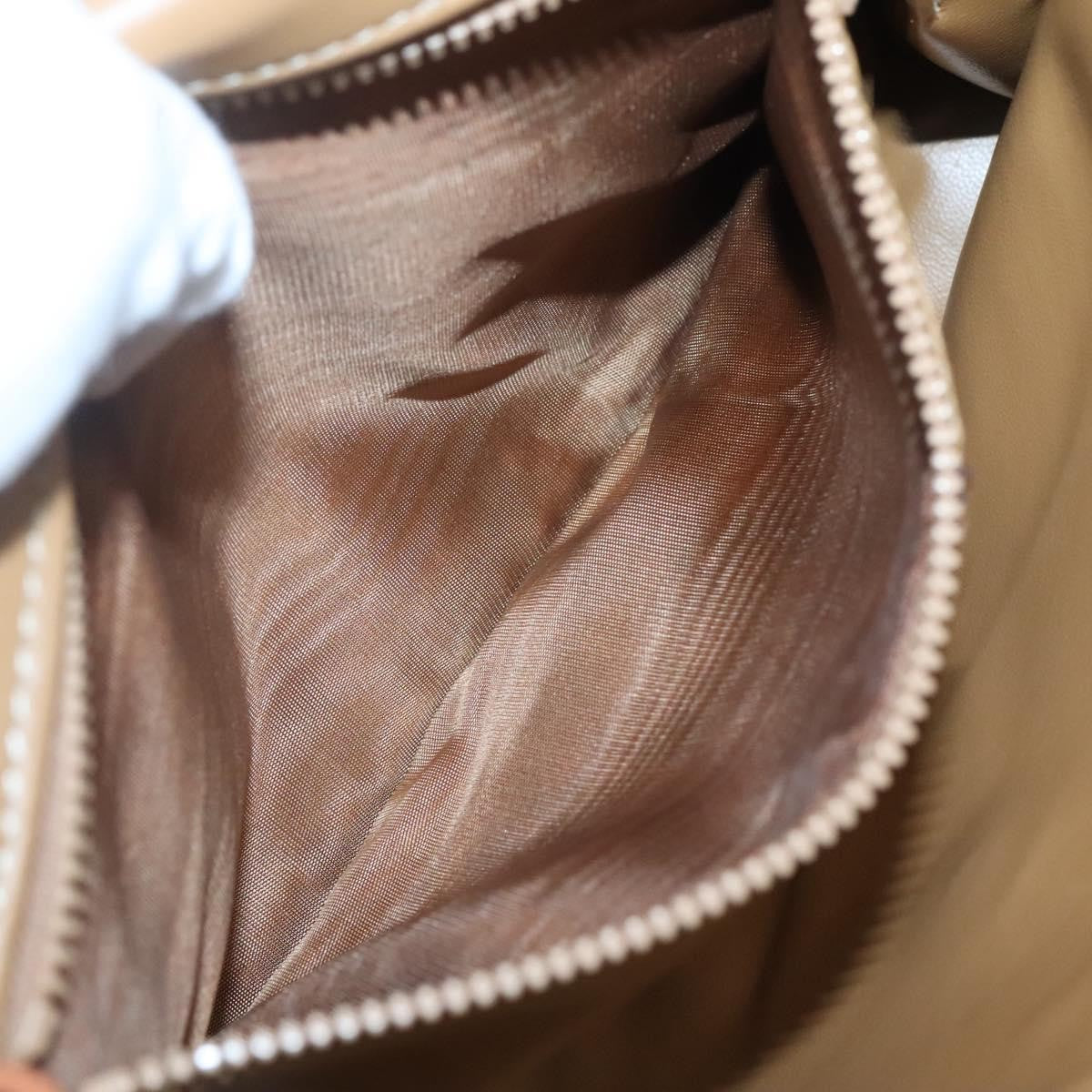 Celine Macadam Shoulder Bag PVC Leather, BEIGE, CANVAS, Shoulder bag