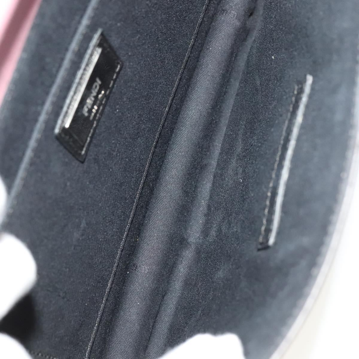 Fendi Demi Jour Satchel Leather, GRAY, LEATHER, Handbag