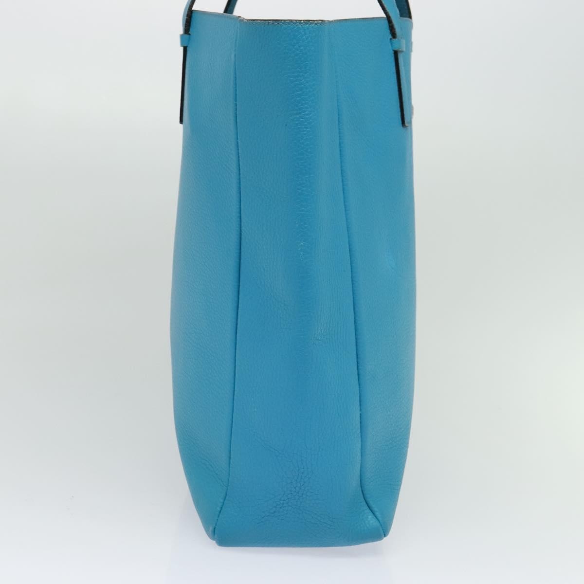 Burberry Vintage tote bag Leather, BLUE, LEATHER, Tote bag