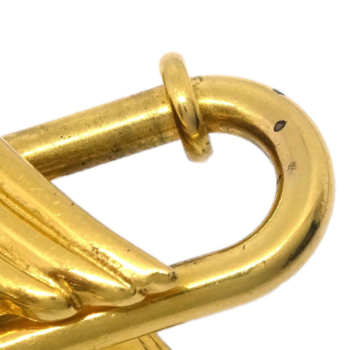 Hermes Pegasus Cadena Lock Charm Metal, GOLD, GOLD_PLATED, Charms and Keychains