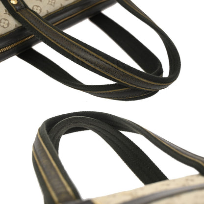 Louis Vuitton Josephine Handbag Mini Lin, KHAKI, CANVAS, Shoulder bag