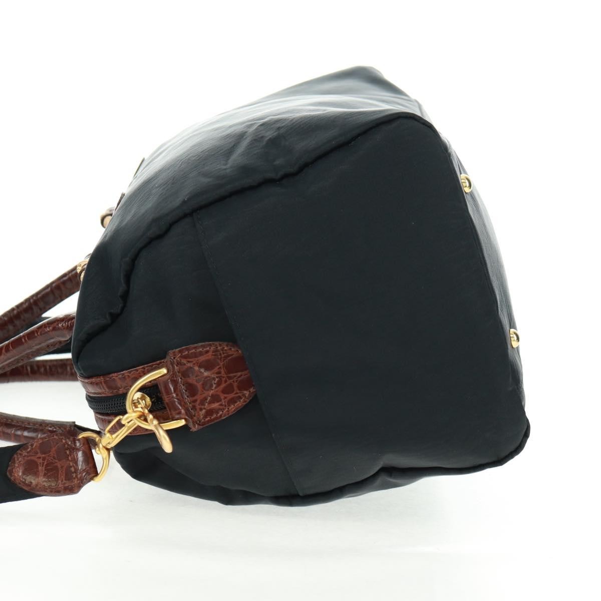 Balenciaga Vintage handbag Nylon, BLACK, NYLON, Handbag