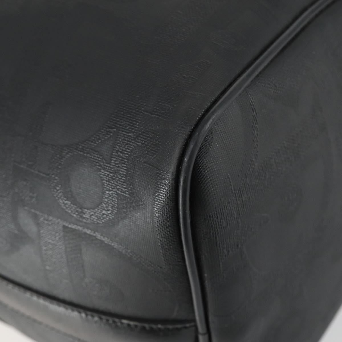 Christian Dior Vintage Trotter Boston Bag PVC, BLACK, PVC, Travel bag