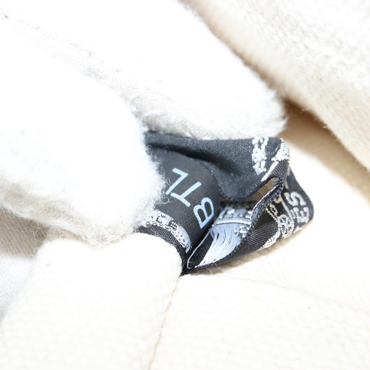 Hermes Bora Bora Tote Toile, WHITE, CANVAS, Tote bag