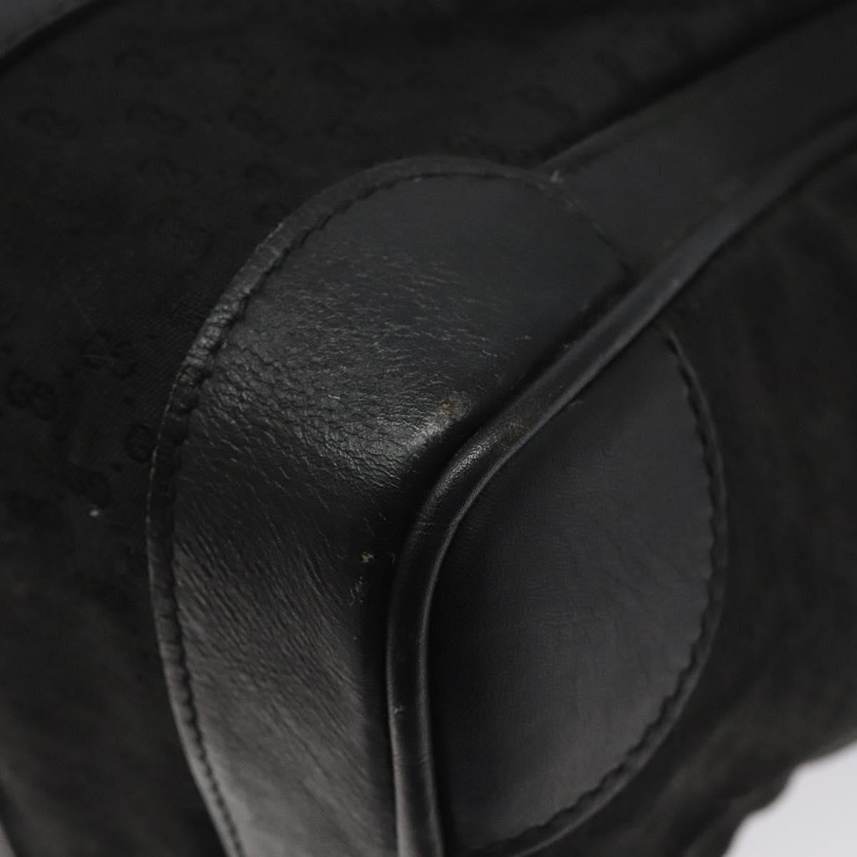 Gucci Vintage Web Boston Bag GG Canvas, BLACK, CANVAS, Handbag