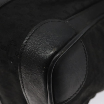 Gucci Vintage Web Boston Bag GG Canvas, BLACK, CANVAS, Handbag