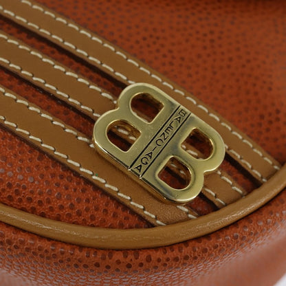 Balenciaga Shoulder Bag Leather, ORANGE, LEATHER, Shoulder bag