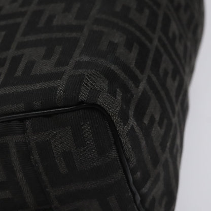 Fendi Toiletry Pouch Zucca Canvas, BLACK, CANVAS, Clutche & pouche