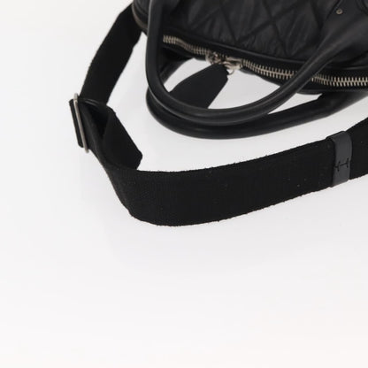 Chanel Vertical Sport Weekender Bag Quilted Nylon, BLACK, NYLON, Travel bag