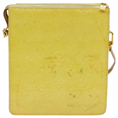 Louis Vuitton Thompson Street Handbag Monogram Vernis, YELLOW, PATENT_LEATHER, Clutche & pouche