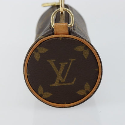 Louis Vuitton Papillon Pochette Monogram Canvas, BROWN, CANVAS, Handbag