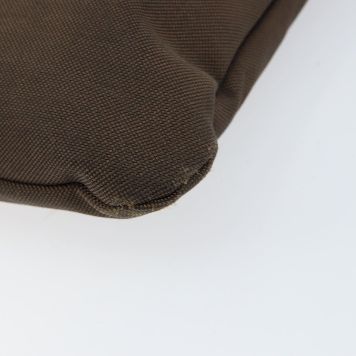 Prada Logo Flat Messenger Canvas, BROWN, CANVAS, Shoulder bag