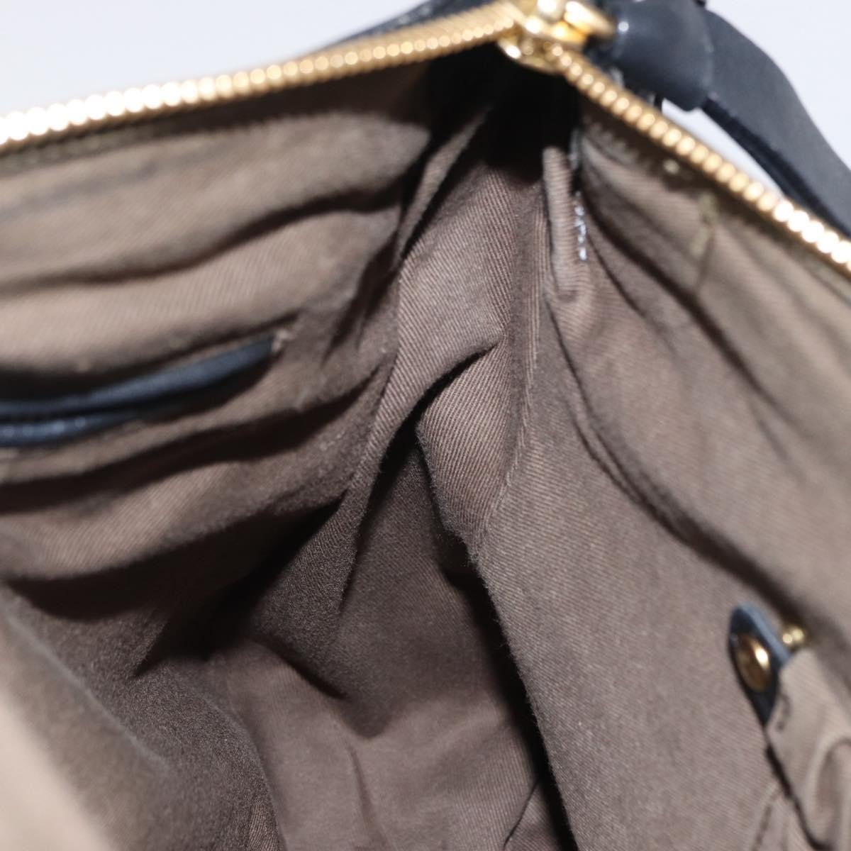 Chloe Marcie Satchel Leather, BLACK, LEATHER, Handbag