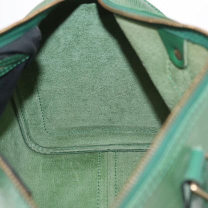 Louis Vuitton Speedy Handbag Epi Leather, GREEN, LEATHER, Handbag