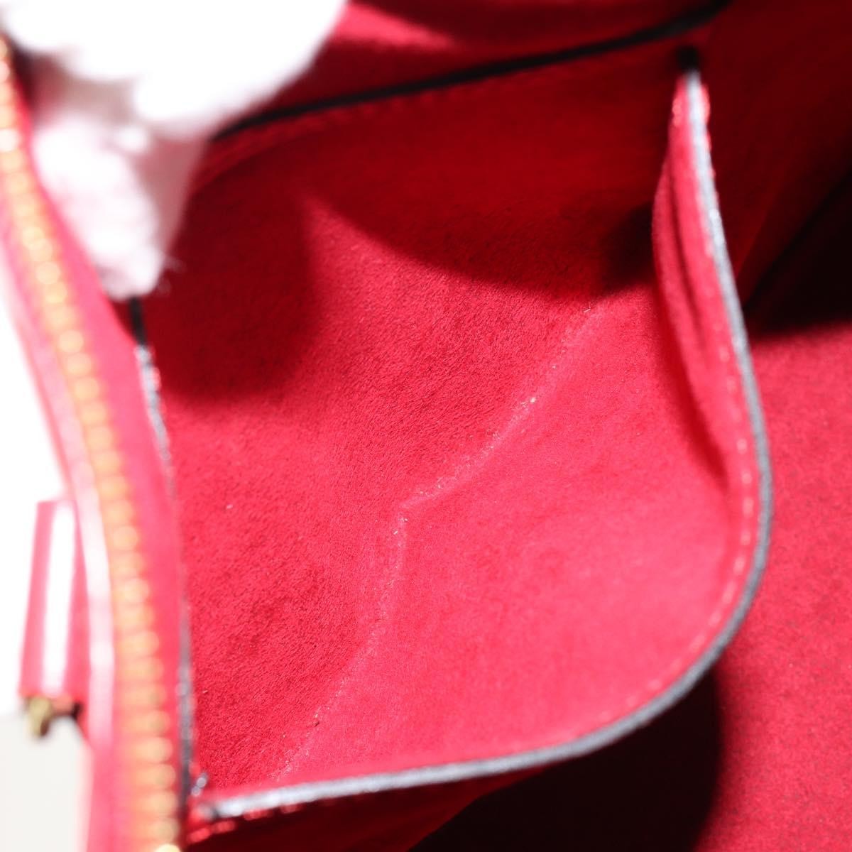 Louis Vuitton Alma Handbag Epi Leather, RED, LEATHER, Handbag