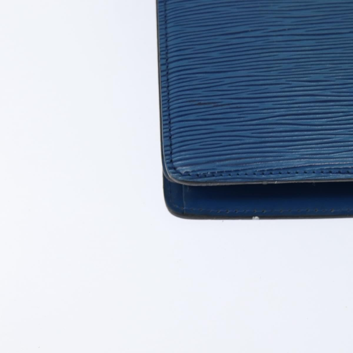 Louis Vuitton Capucines Shoulder Bag Epi Leather, BLUE, LEATHER, Shoulder bag