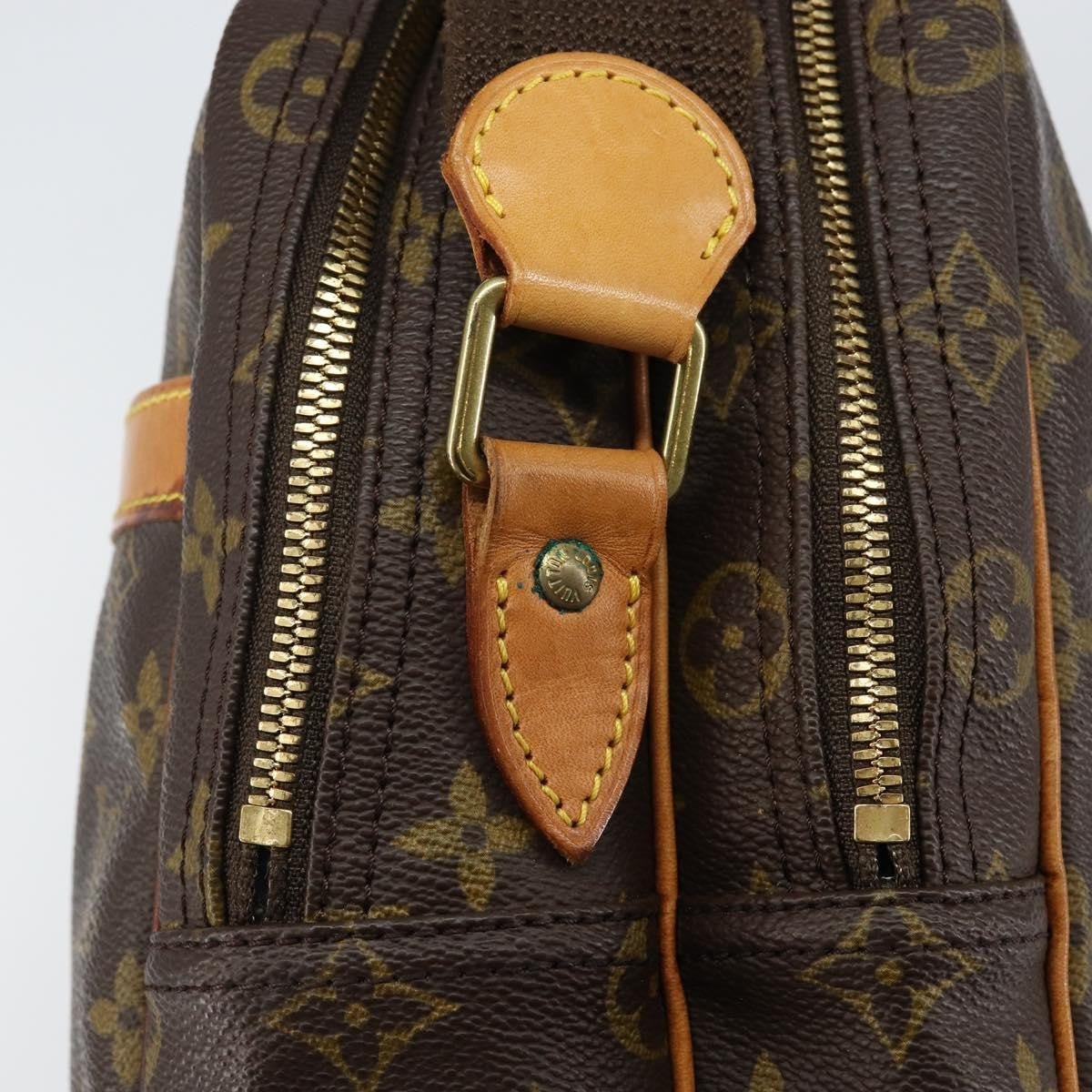 Louis Vuitton Reporter Bag Monogram Canvas, BROWN, CANVAS, Shoulder bag