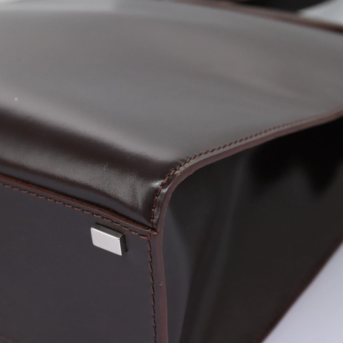 Celine Handbag Leather, BROWN, LEATHER, Handbag