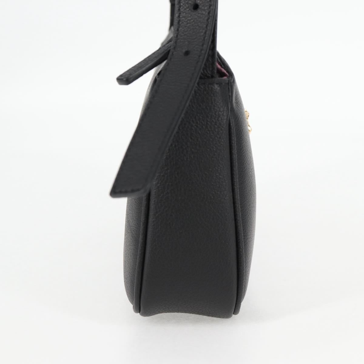 Versace Medusa Shoulder Bag Leather, BLACK, LEATHER, Shoulder bag