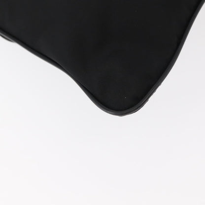 Prada Flat Messenger Bag Tessuto, BLACK, NYLON, Shoulder bag