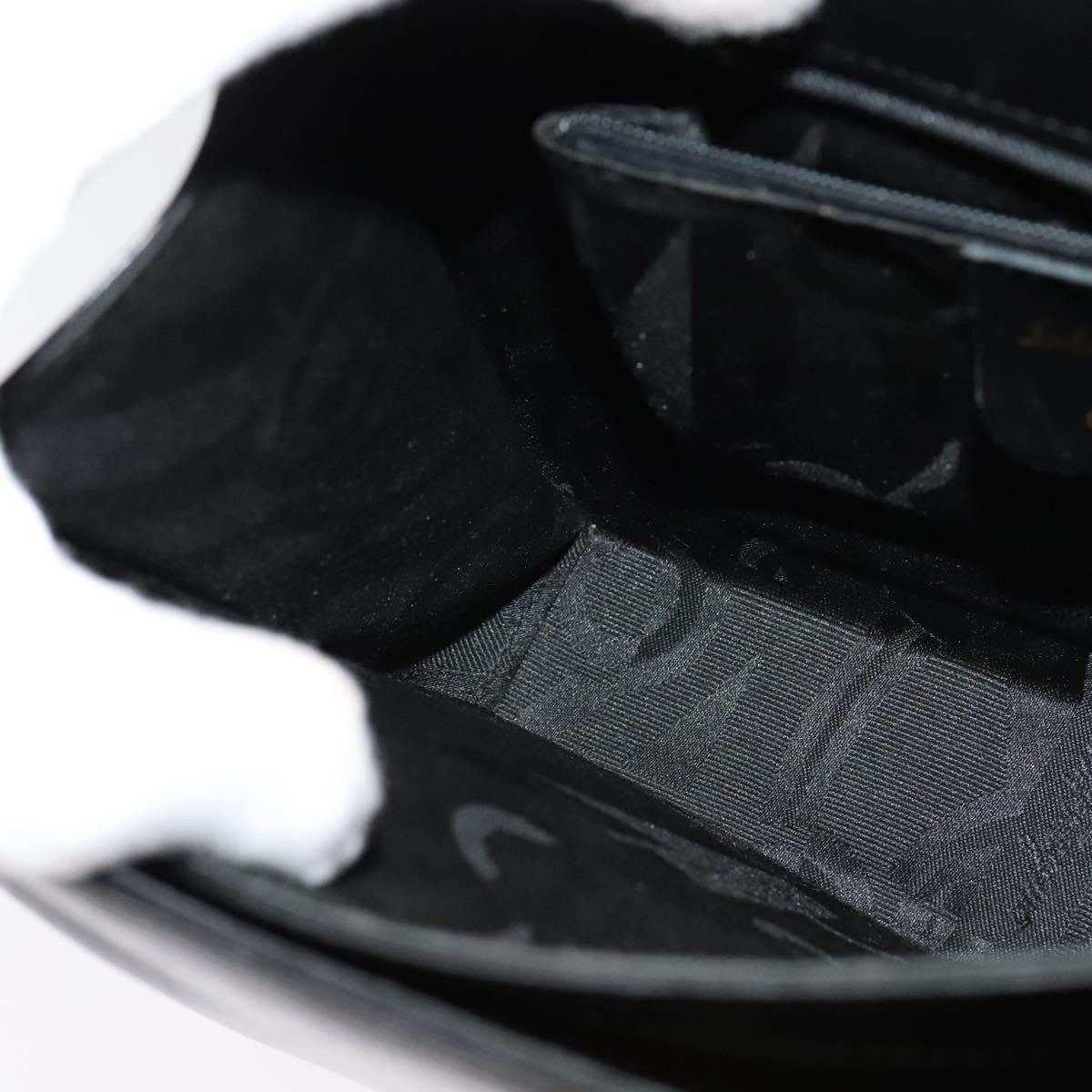 Salvatore Ferragamo Gancini Convertible Top Handle Bag Leather, BLACK, LEATHER, Handbag