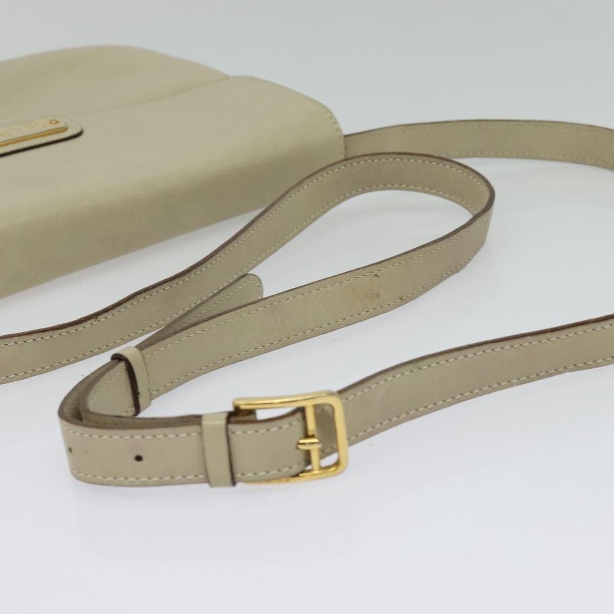 Celine Shoulder Bag Leather, BEIGE, LEATHER, Shoulder bag