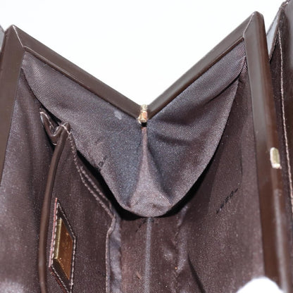 Fendi Vintage Top Handle Bag Leather, BROWN, LEATHER, Handbag