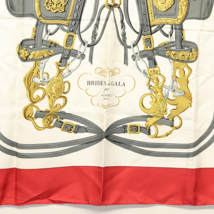 Hermes Carré 90 Silk multicolor, RED, SILK, Scarve & shawl