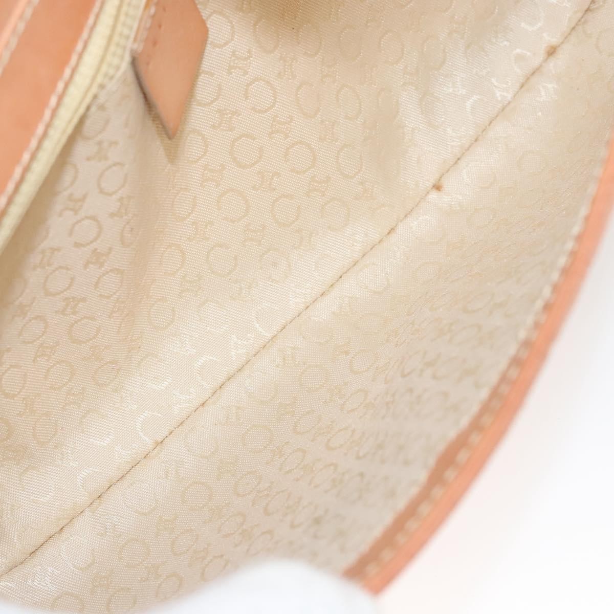 Celine Vintage Macadam Shoulder Bag Canvas and Leather, PINK, CANVAS, Shoulder bag