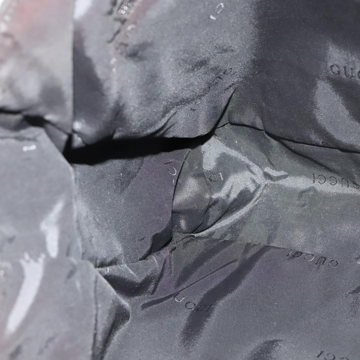 Gucci Side Pocket Flap Messenger Bag Nylon, BLACK, NYLON, Shoulder bag