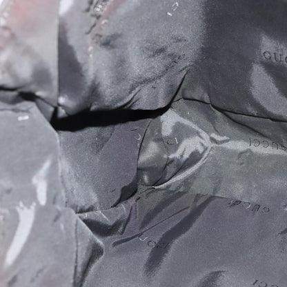 Gucci Side Pocket Flap Messenger Bag Nylon, BLACK, NYLON, Shoulder bag