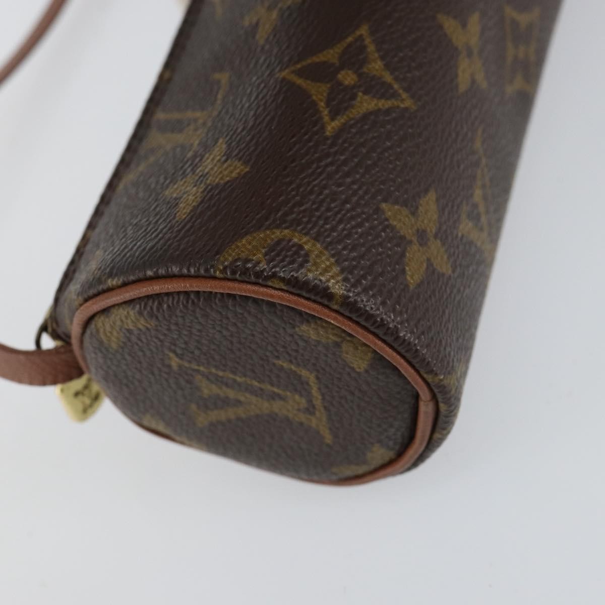 Louis Vuitton Papillon Pochette Monogram Canvas, BROWN, CANVAS, Clutche & pouche