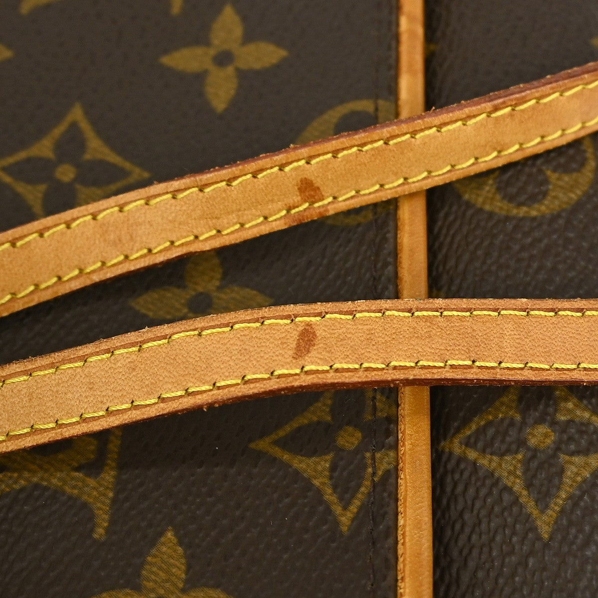 Louis Vuitton Twin Handbag Monogram Canvas, BROWN, CANVAS, Clutche & pouche