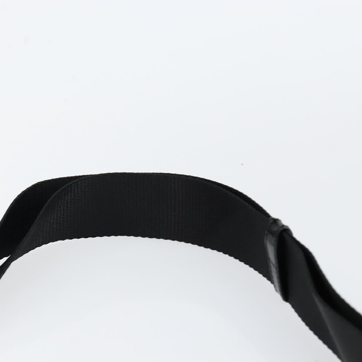 Prada Front Pocket Messenger Bag Tessuto, BLACK, NYLON, Shoulder bag