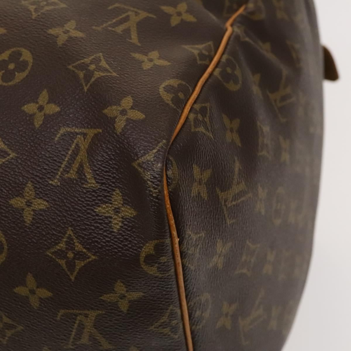 Louis Vuitton Keepall Bag Monogram Canvas, BROWN, CANVAS, Travel bag