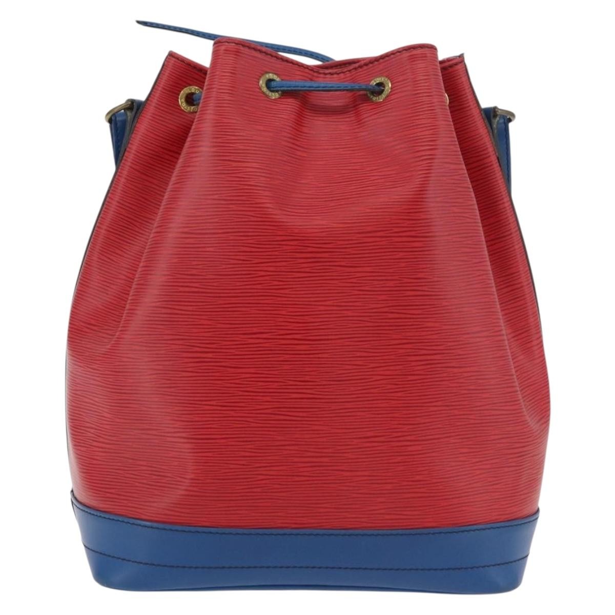 Louis Vuitton Bicolor Noe Handbag Epi Leather, Red, Leather, Shoulder Bag