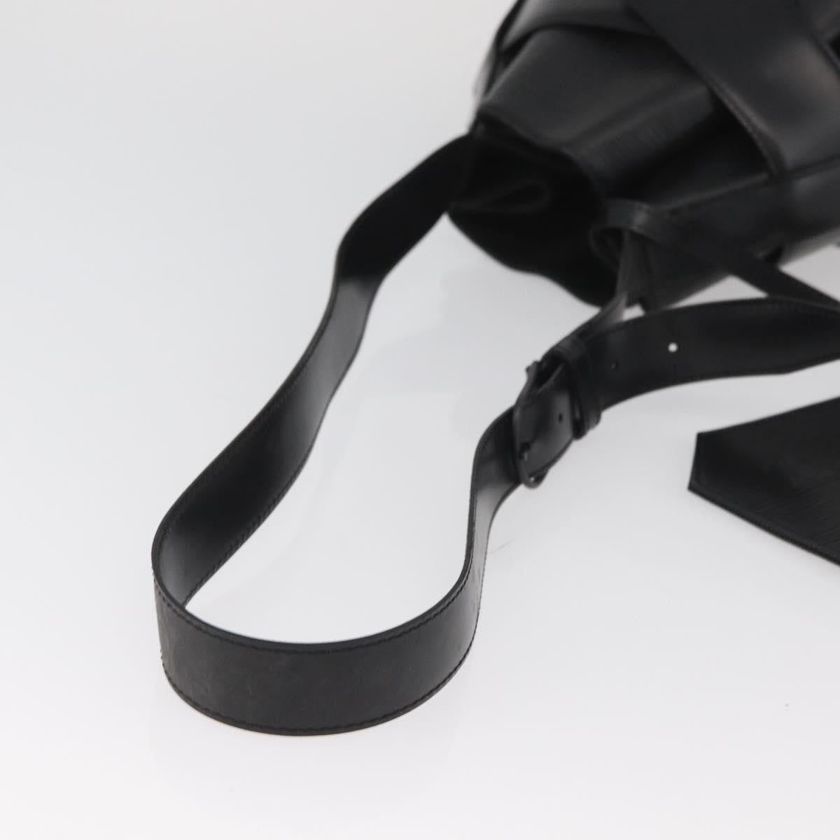 Louis Vuitton Vintage Sac d'Epaule Handbag Epi Leather, BLACK, LEATHER, Shoulder bag