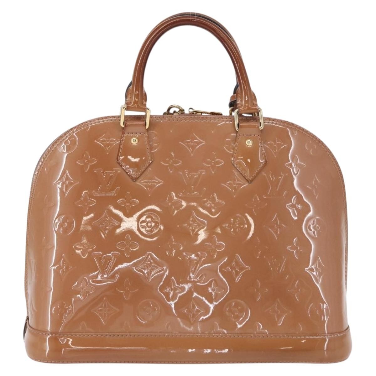 Louis Vuitton Alma Handbag Patent Leather, PINK, PATENT_LEATHER, Handbag