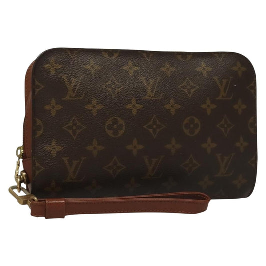 Louis Vuitton Pochette Orsay Monogram Canvas, BROWN, CANVAS, Clutche & pouche