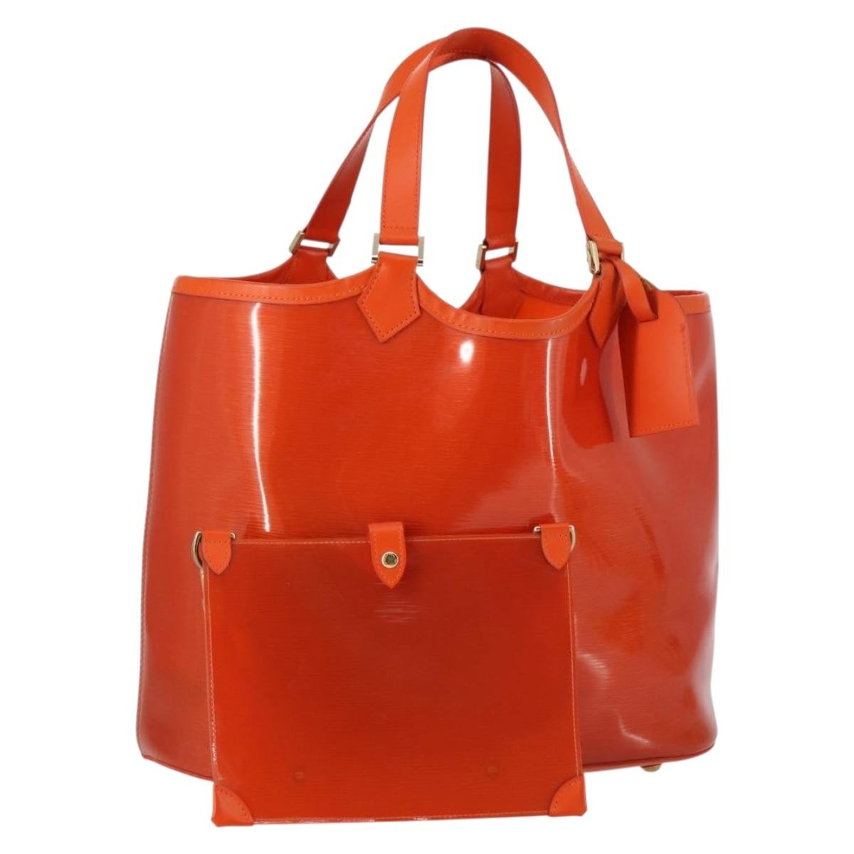 Louis Vuitton Plage Lagoon Bay Handbag Vinyl Epi Leather, ORANGE, LEATHER, Tote bag
