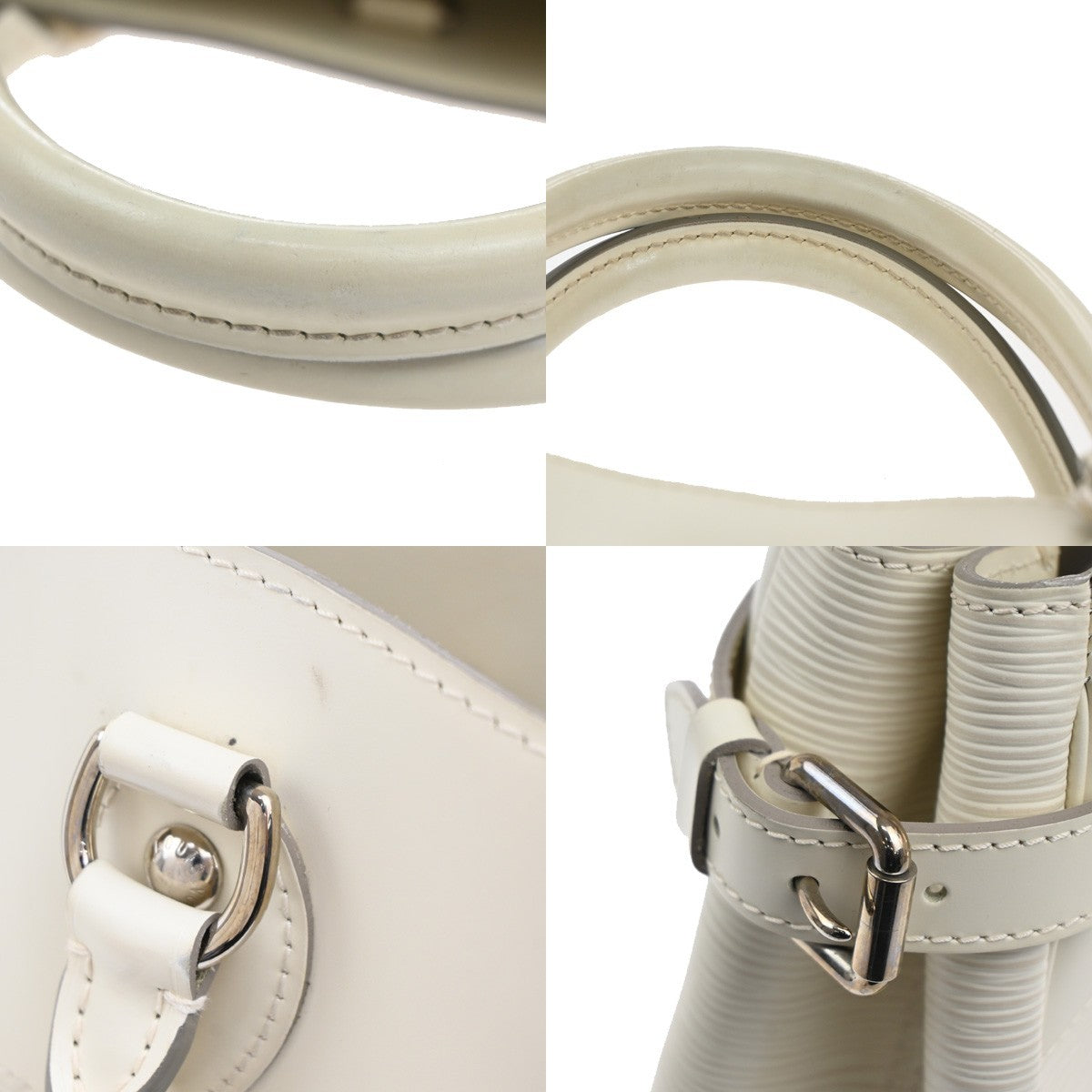 Louis Vuitton Passy Tote Epi Leather, ECRU, LEATHER, Handbag