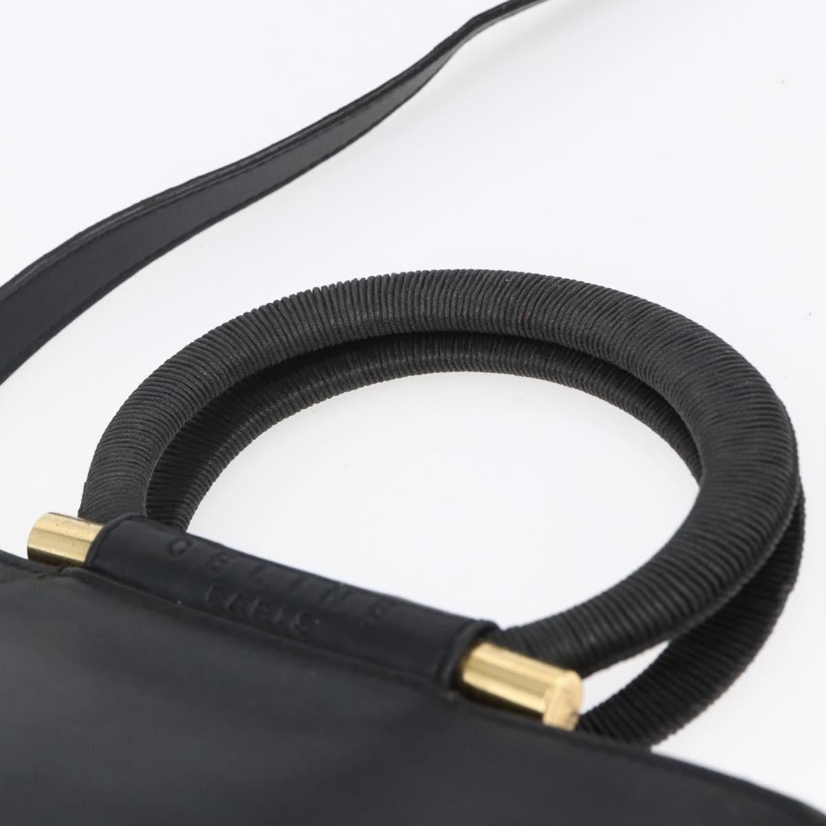 Celine Handbag Leather, BLACK, LEATHER, Handbag