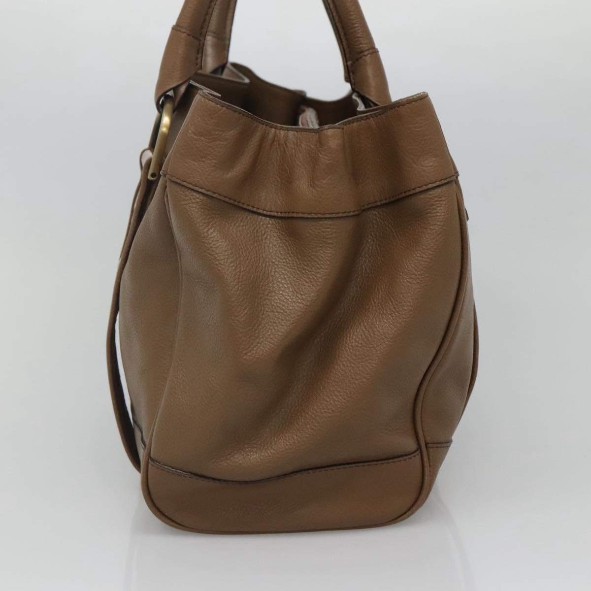 Burberry Nova Check Tote Leather, BROWN, LEATHER, Tote bag