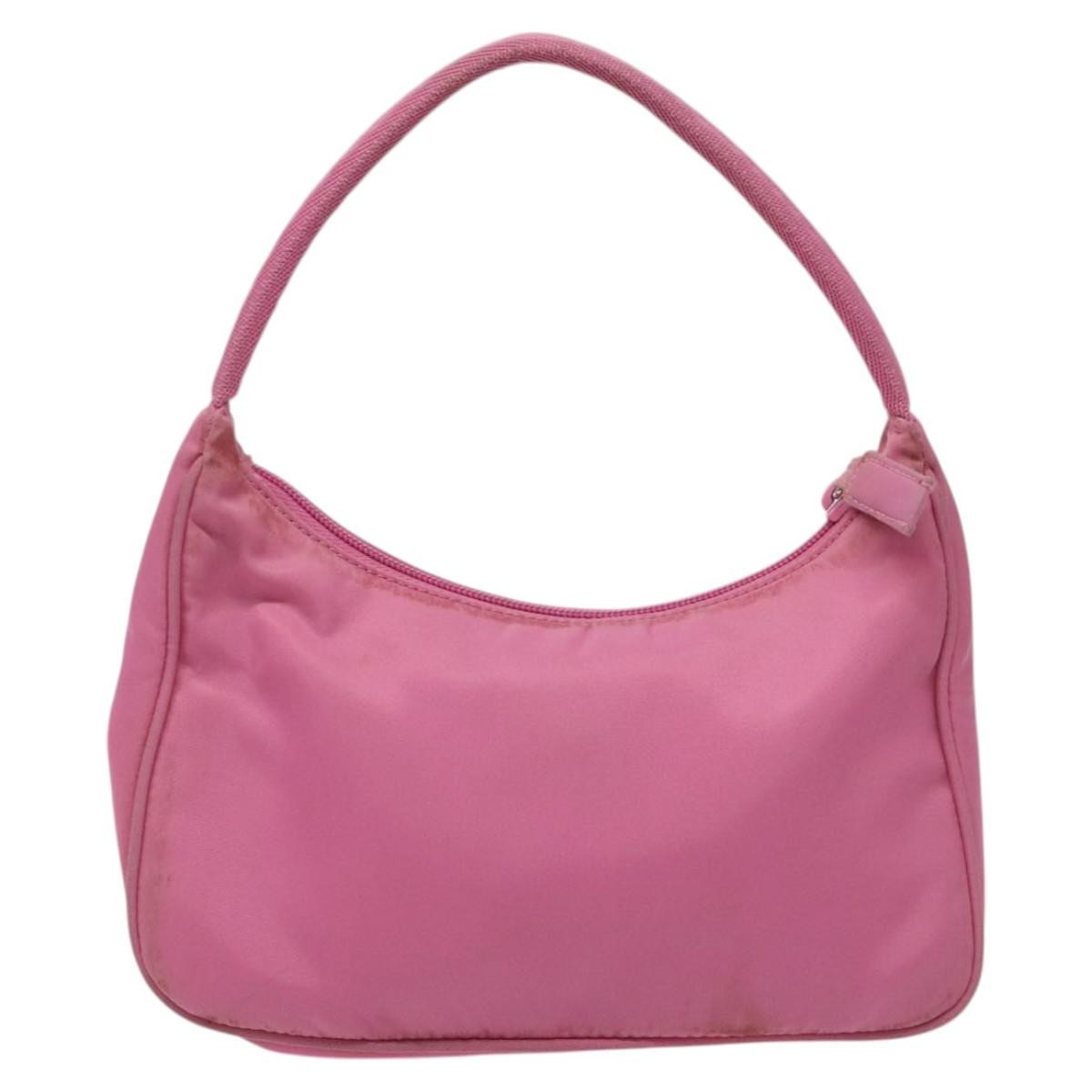 Prada Hobo Tessuto, PINK, NYLON, Clutche & pouche