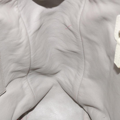 Christian Dior Vintage Handbag Leather, WHITE, LEATHER, Handbag